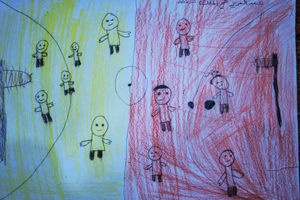 Hanan Foundation- Abed Alaziz Hajj Malek drawing