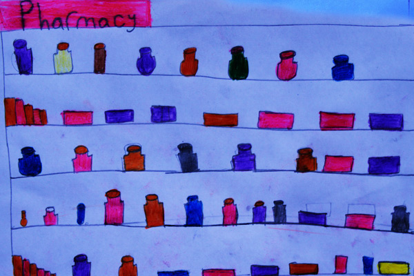 Hanan Foundation- Sedra Touma drawing