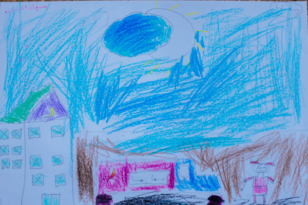 Hanan Foundation- Souad Hassan drawing