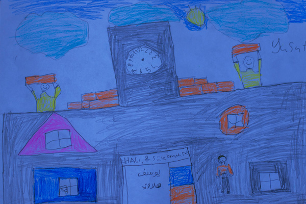 Hanan Foundation- Yousef Mamo Halawi drawing