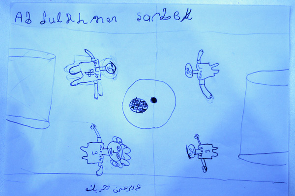 Hanan Foundation Abed Alrahman Sherbak drawing