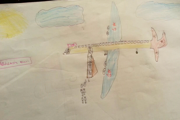 Hanan Foundation Abed al Aziz Al Anni drawing