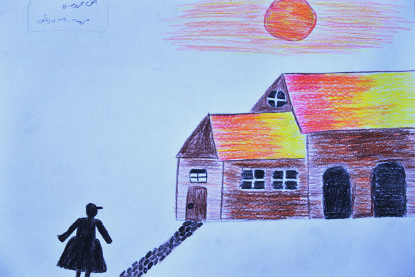 Hanan Foundation Alma Mahrous drawing