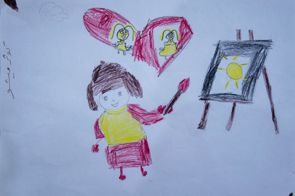 Hanan Foundation Kaouther Misho drawing