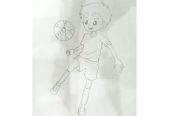 Hanan Foundation Mohammed Akko drawing