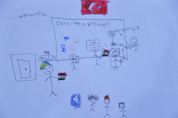 Hanan Foundation Rawa Alhalabi drawing