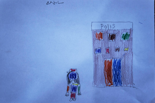 Hanan Foundation Sadeel Alfaraj drawing