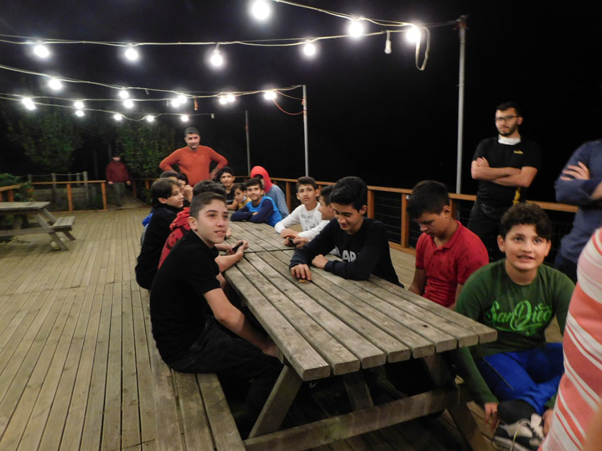 Camp for the young boys in nature included some lectures with Dr Amin Sheikh about self confidence and how to be an influential individual in the society.