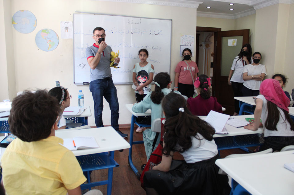 Dental check up and oral hygiene session along with tips on how to keep their teeth healthy with Dr Ammar Mosa.