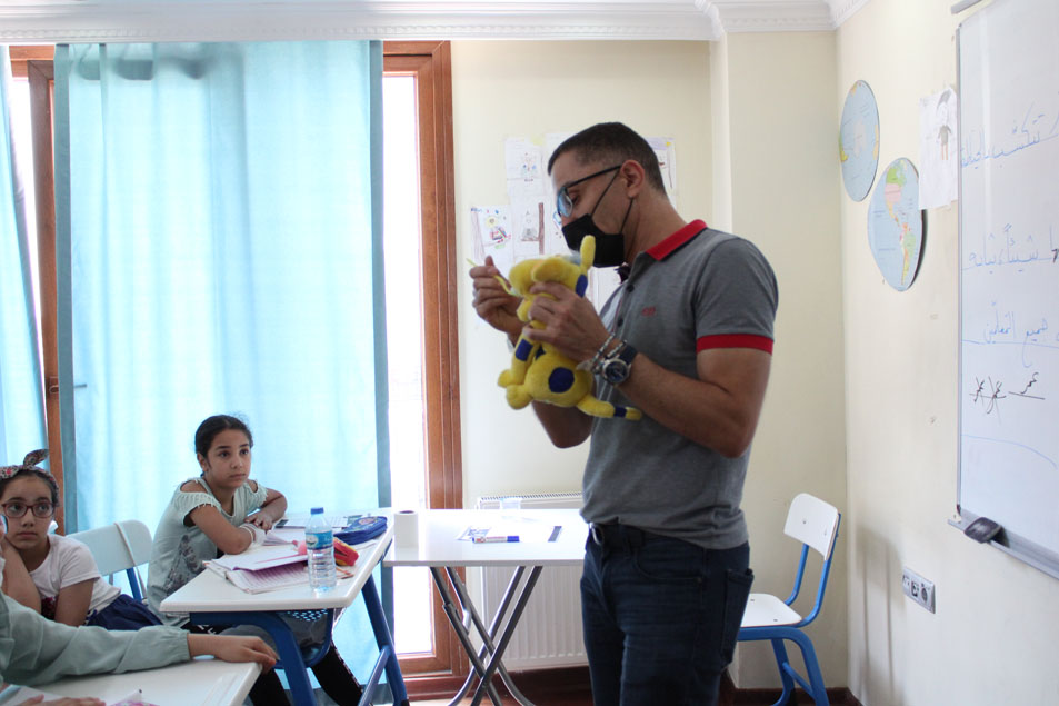 Dental check up and oral hygiene session along with tips on how to keep their teeth healthy with Dr Ammar Mosa.